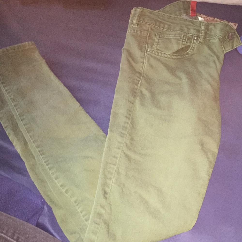 Green Skinny Jeans